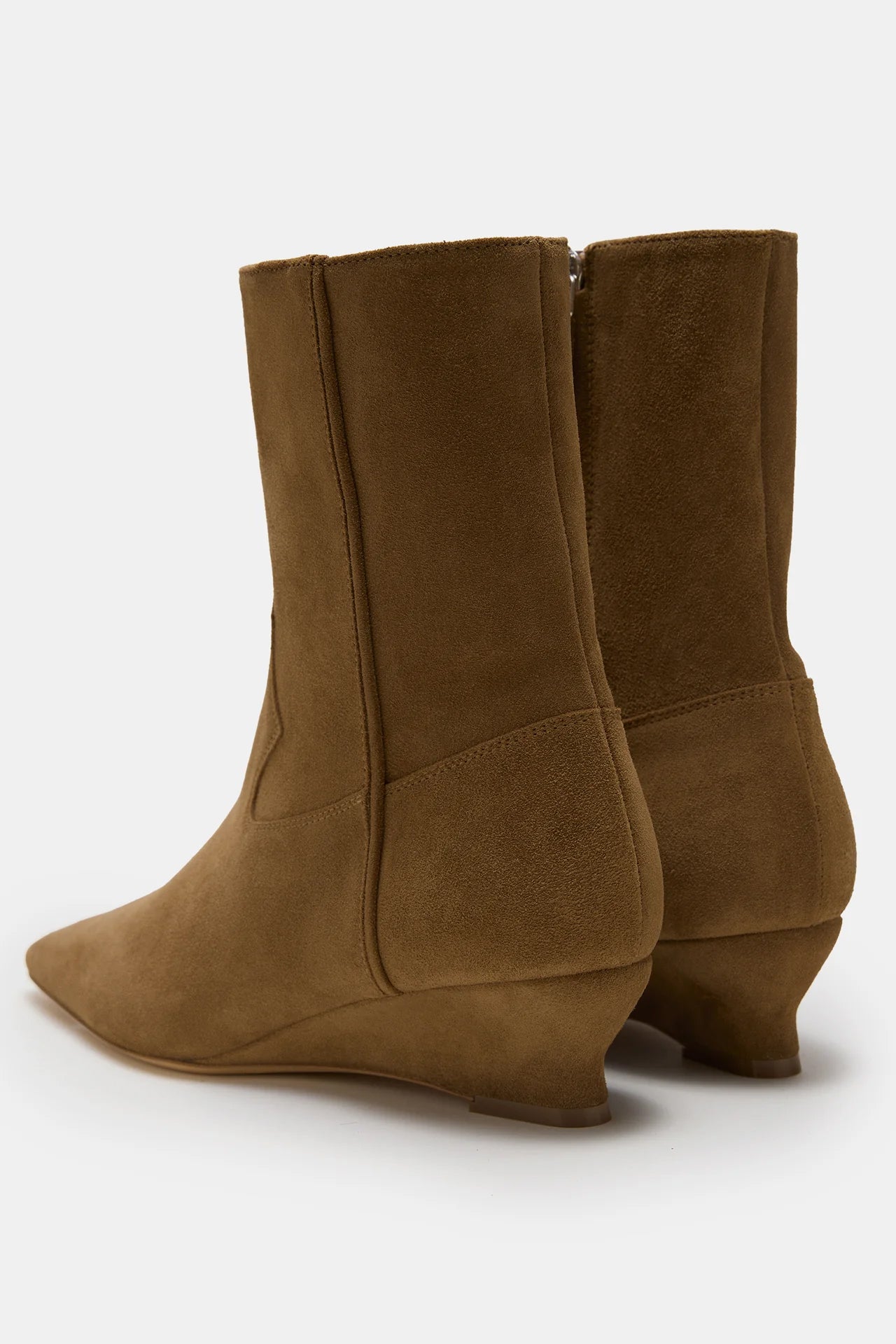 Camille 40 Wedge Boot, Taupe