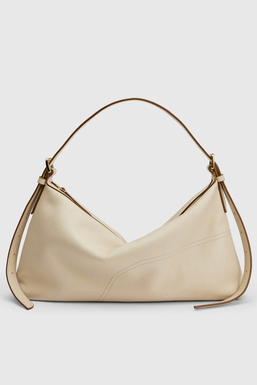 Castellare Mandorla Grained Calf Shoulder Bag