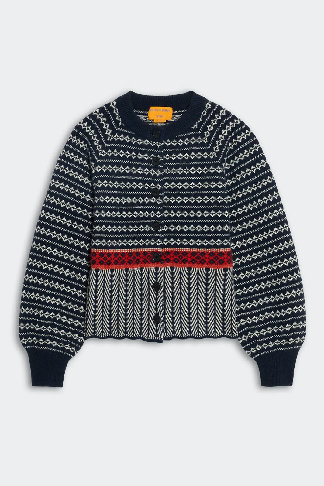 Fairisle Sculpted Cardigan