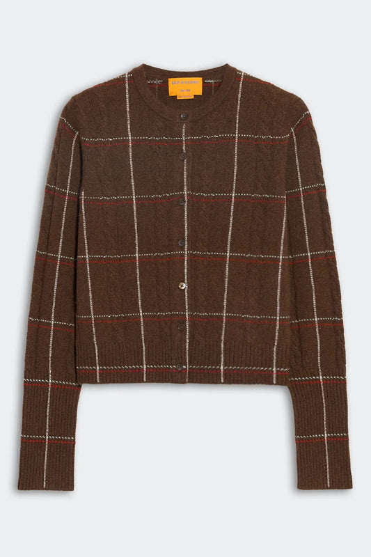 Jane Check Cardigan
