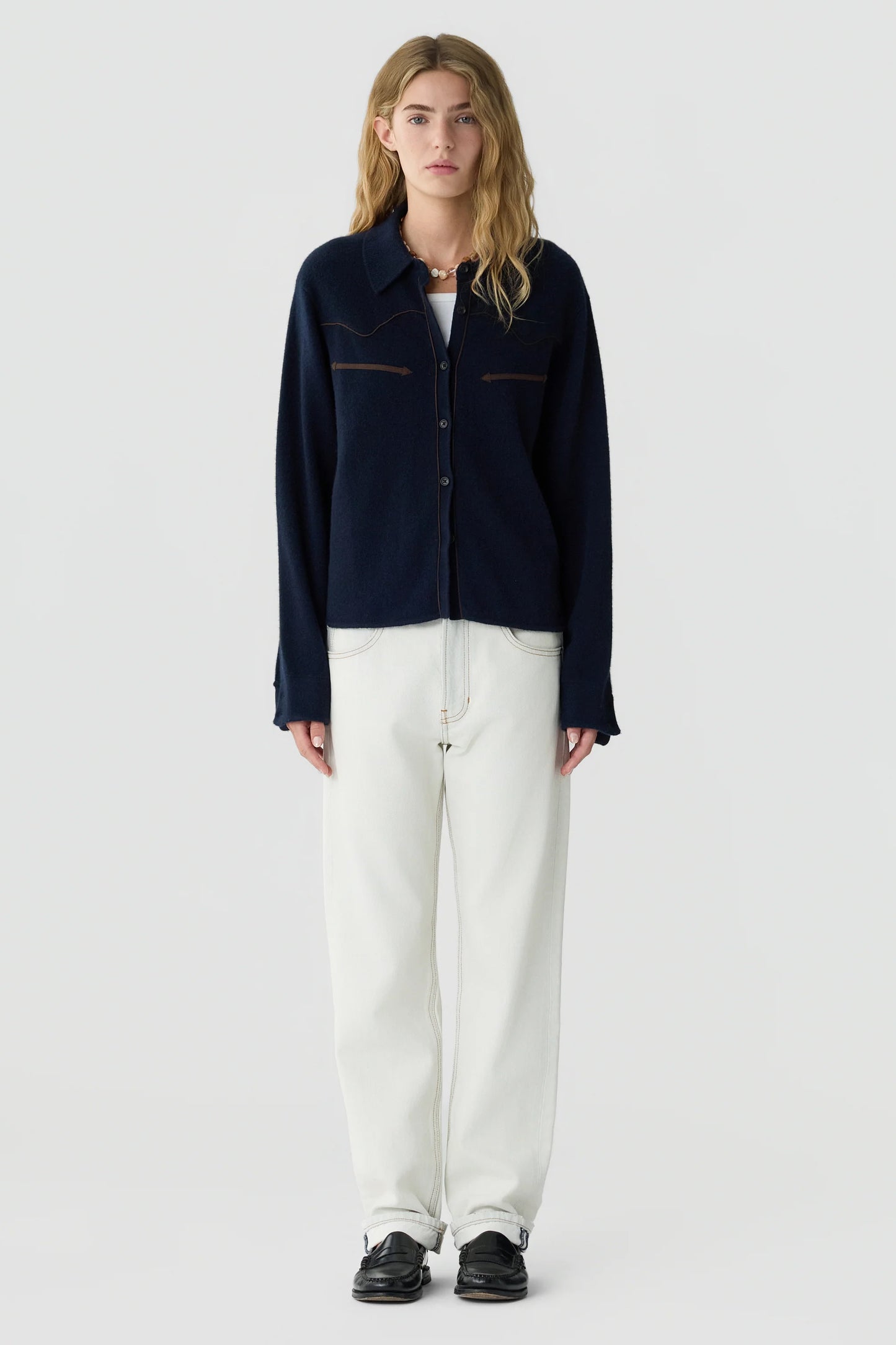 Cropped Western Shirt