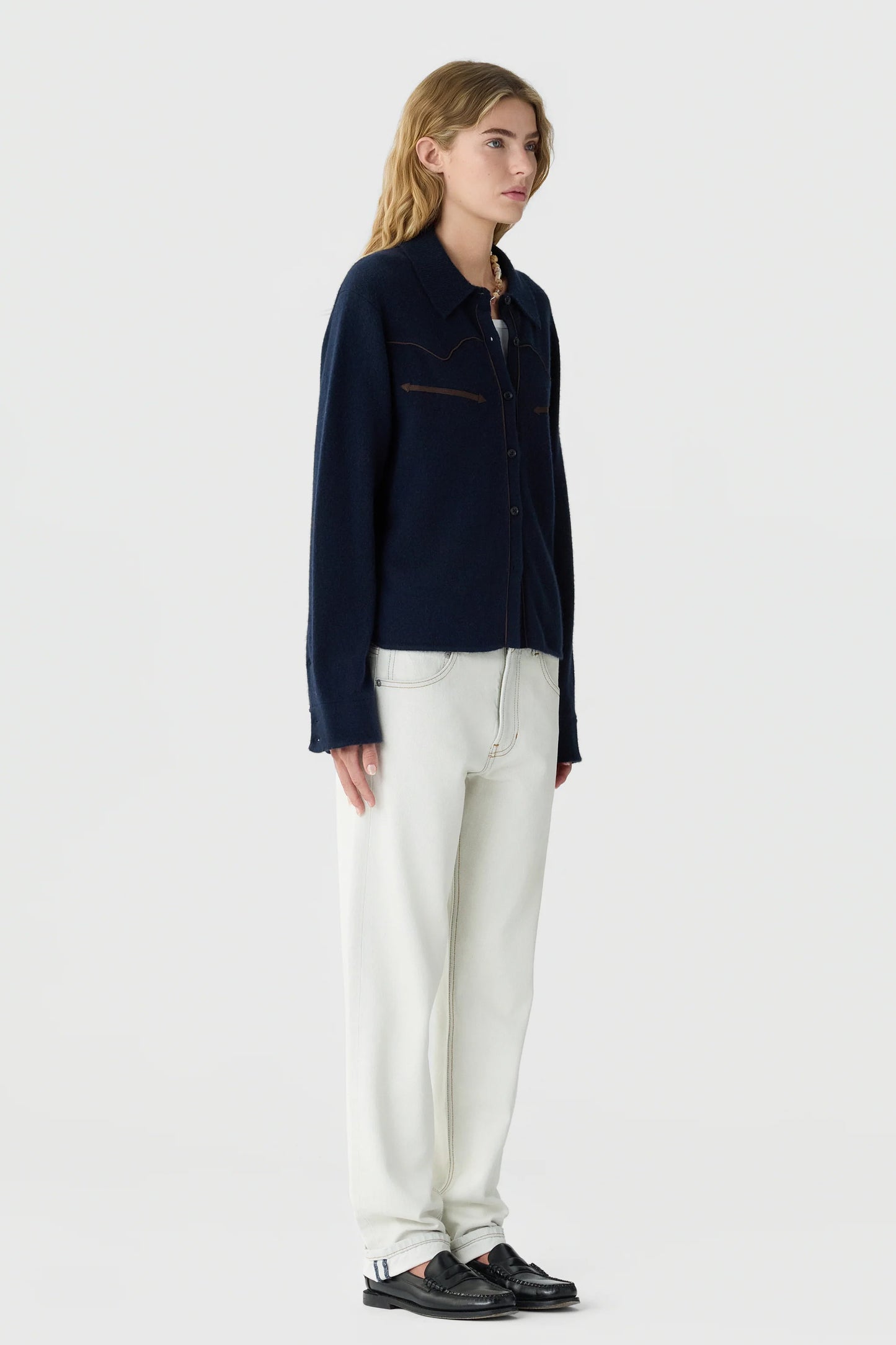 Cropped Western Shirt