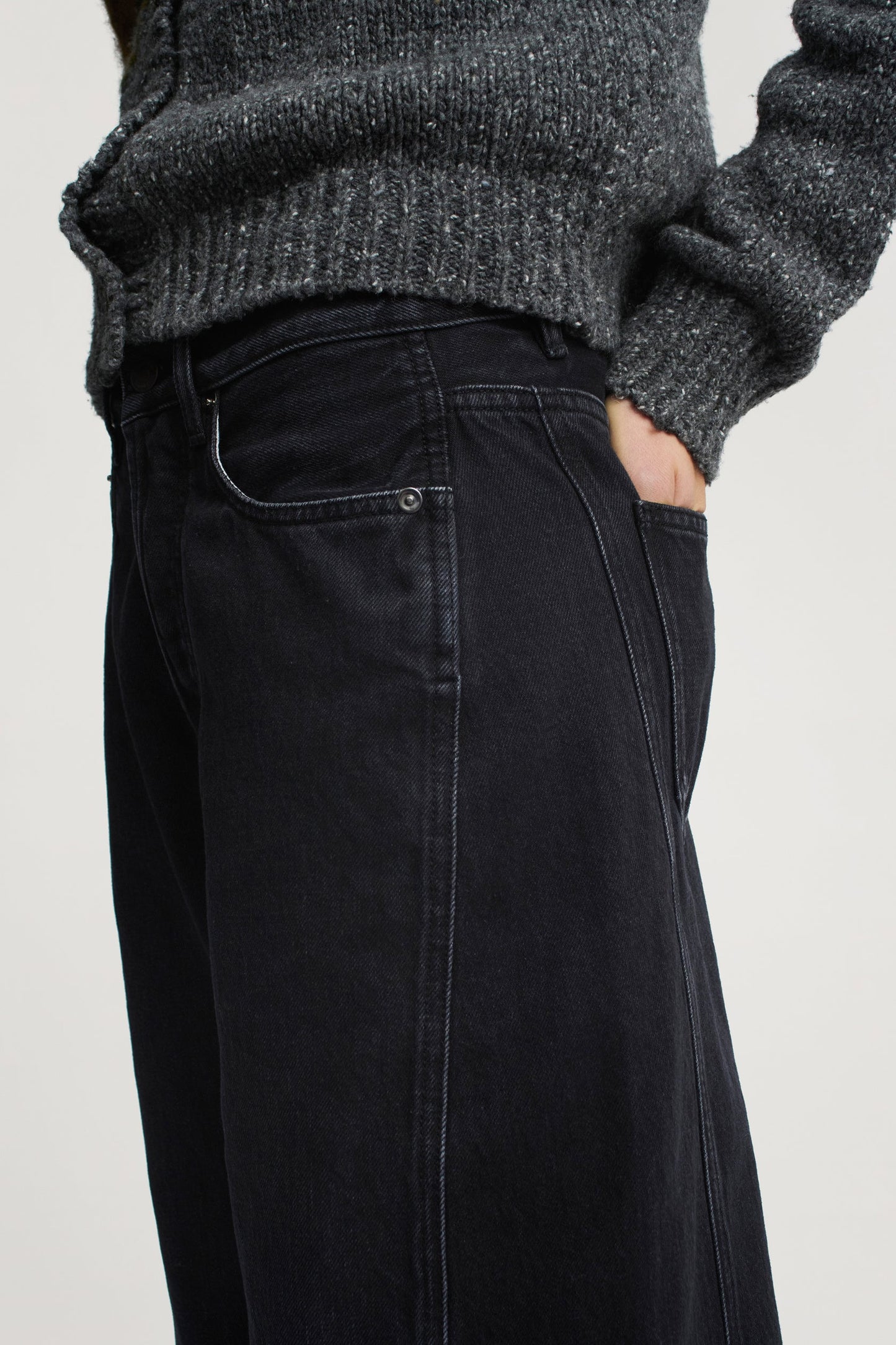 Callum Barrel Jean, Ash