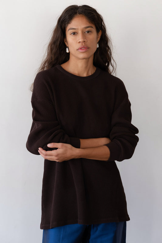The Thermal Crewneck, Espresso
