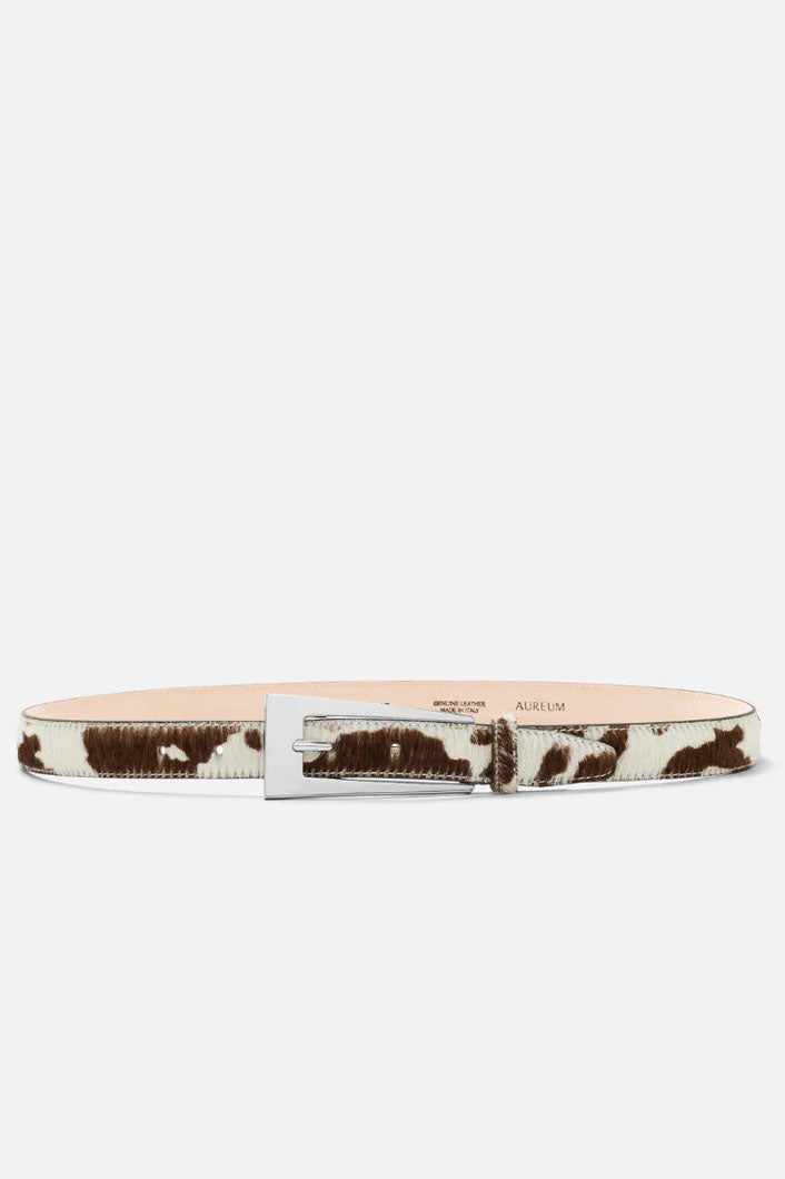 No. 10 Belt, Cow/Silver