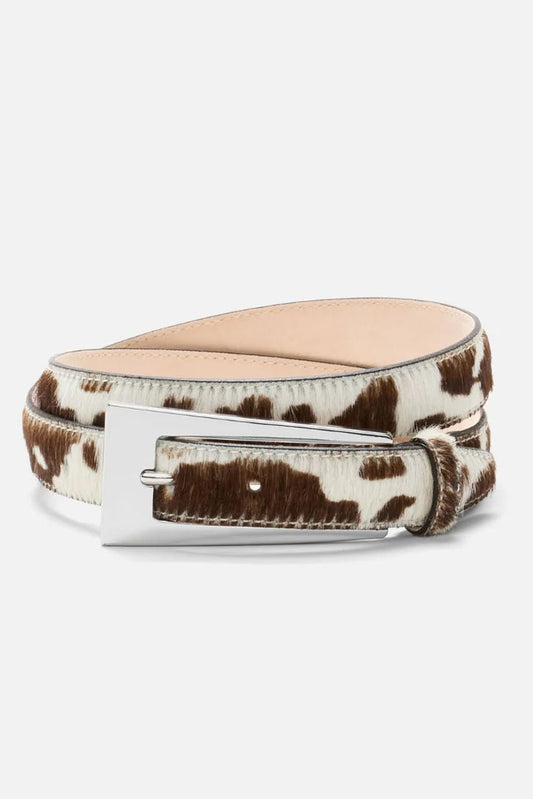 No. 10 Belt, Cow/Silver