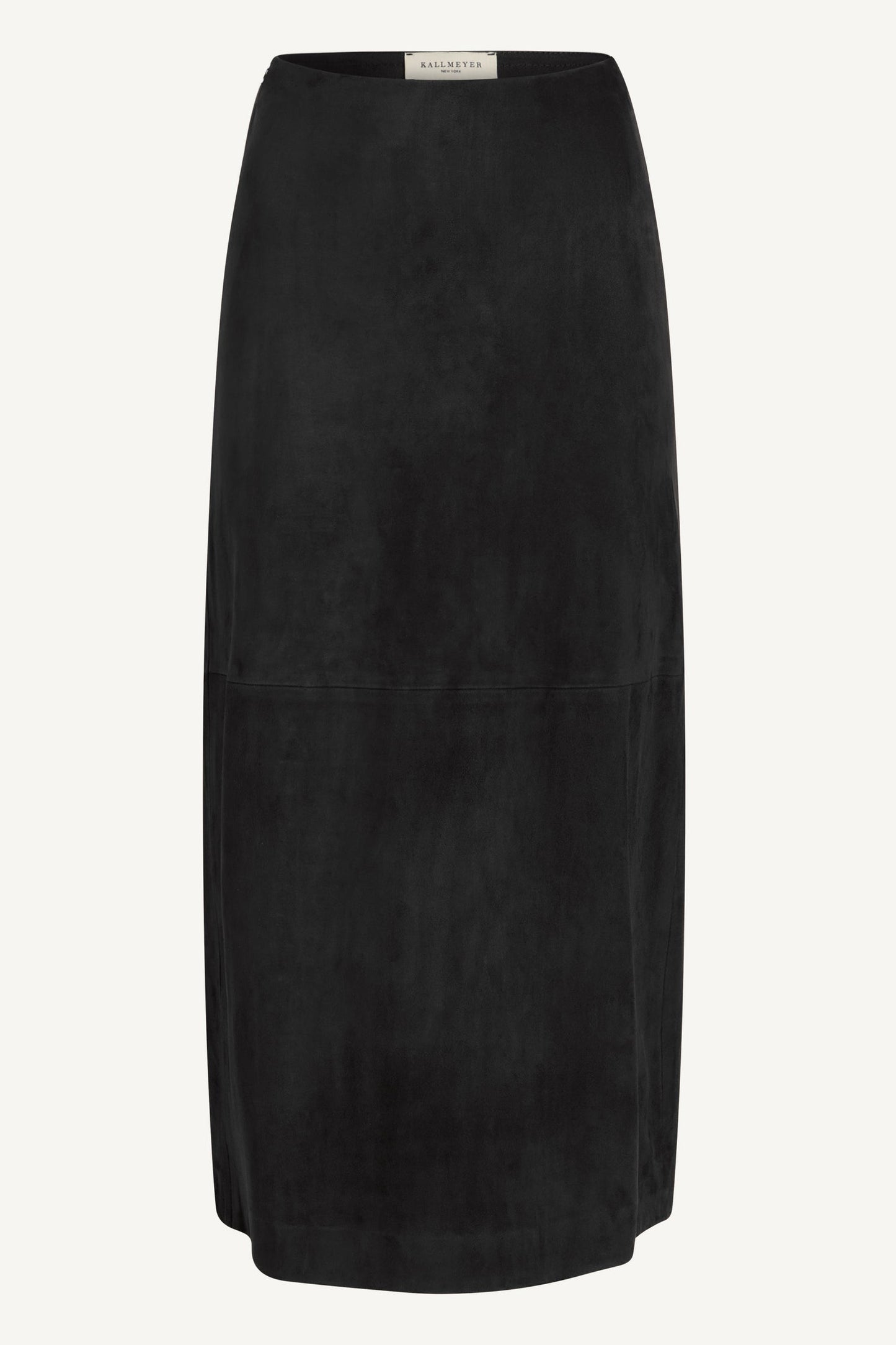 Emilee Pencil Skirt, Black Suede