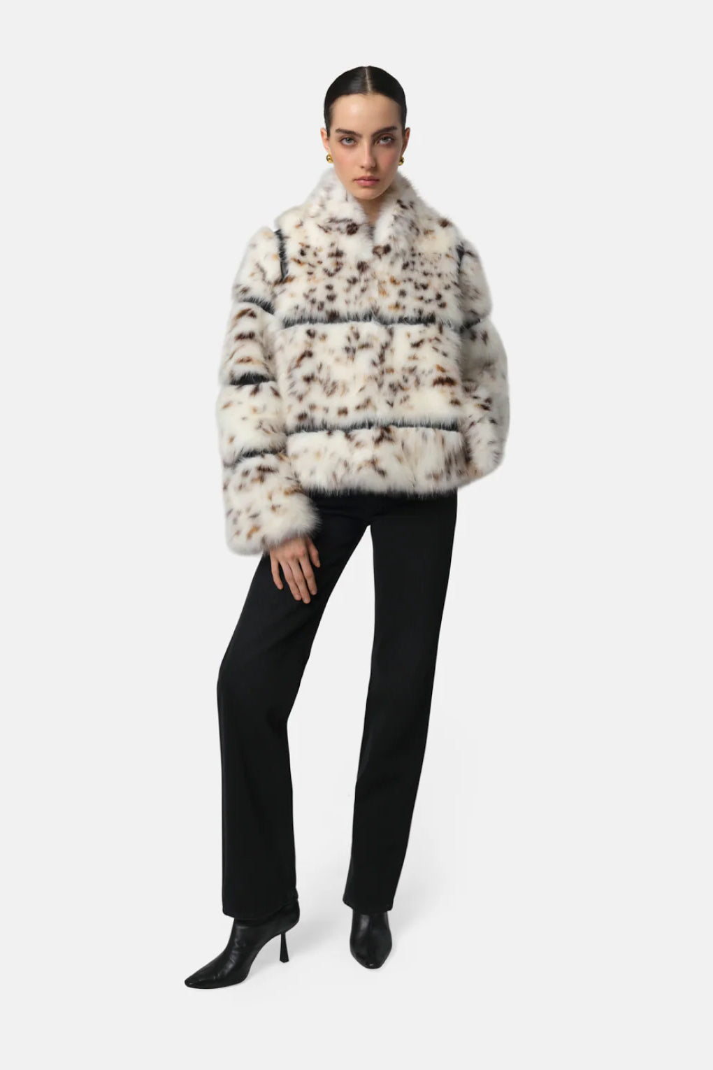 Sai Snow Leopard Coat
