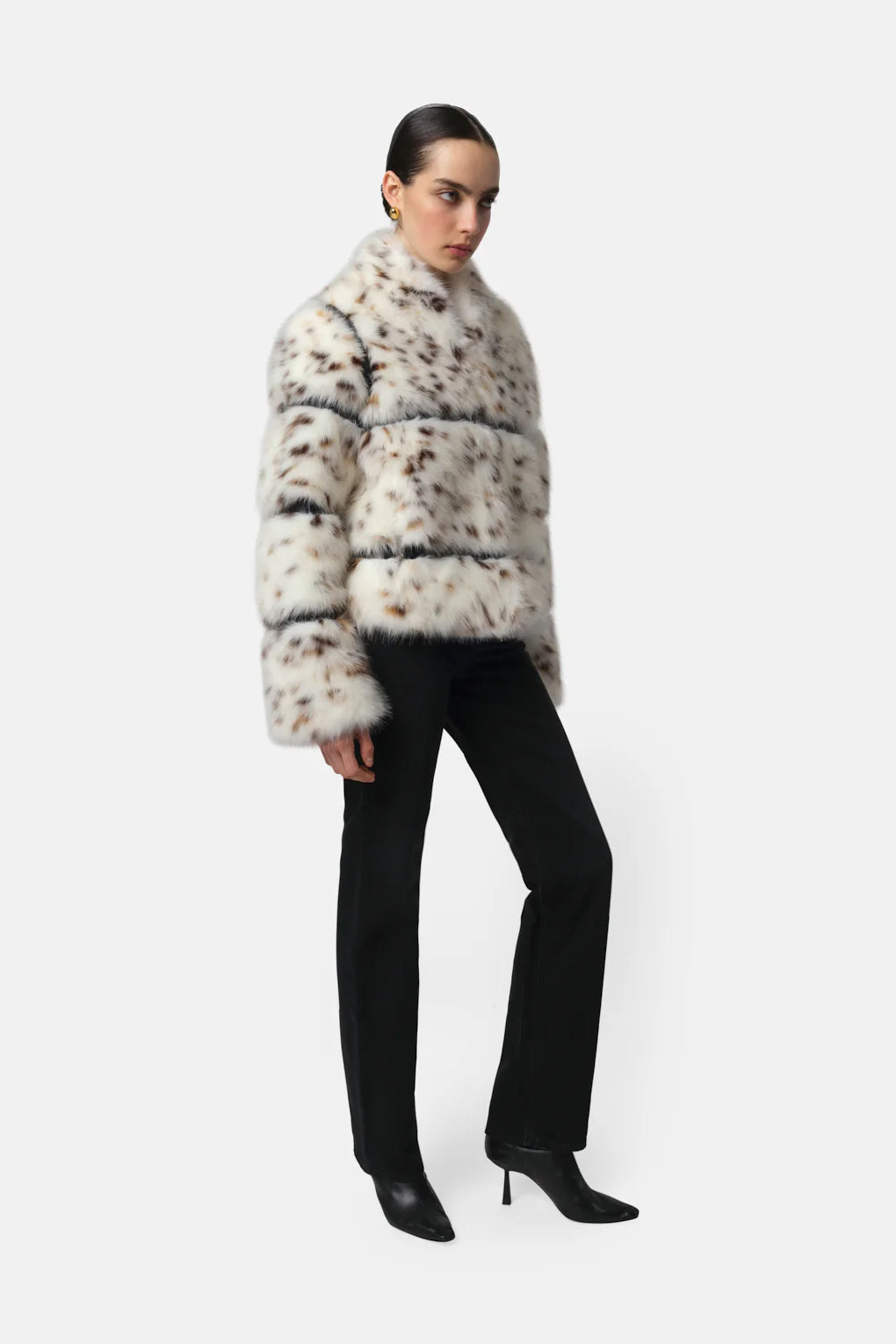 Sai Snow Leopard Coat