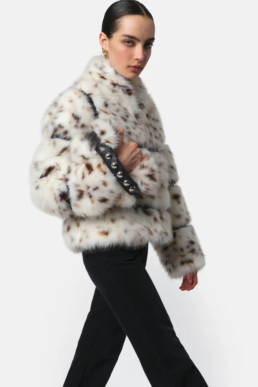 Sai Snow Leopard Coat