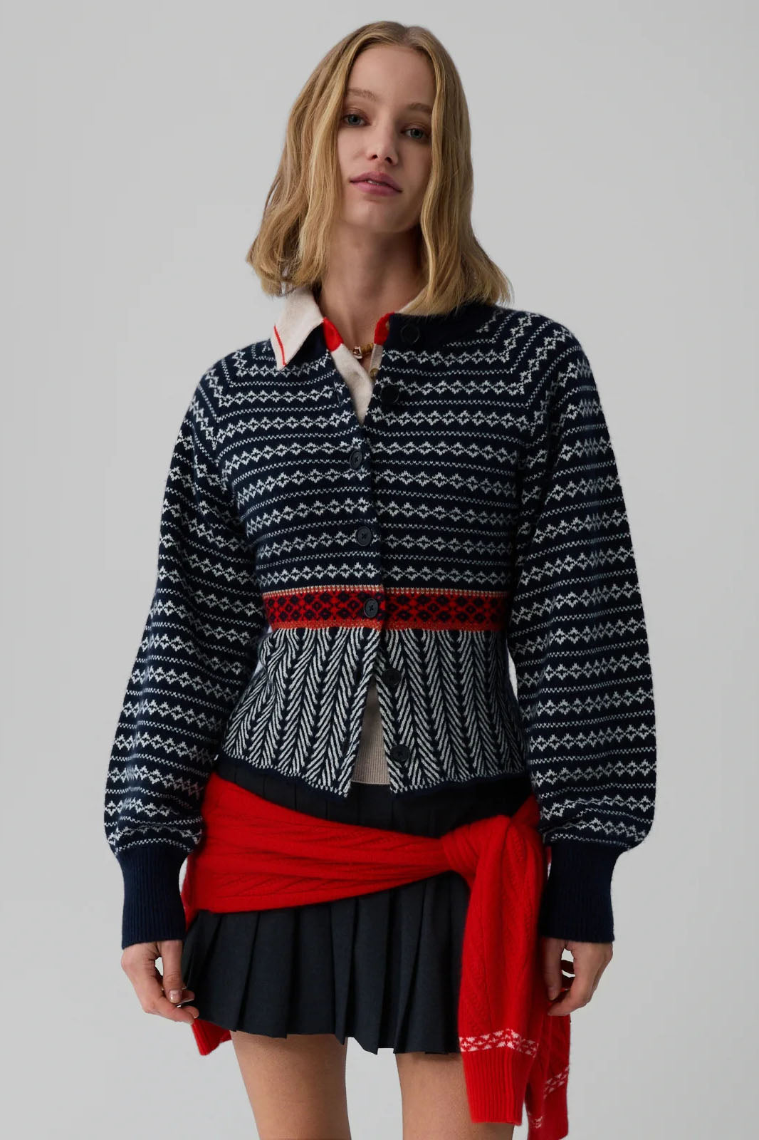 Fairisle Sculpted Cardigan