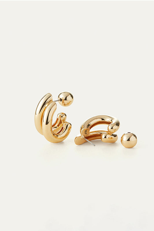 Florence Earrings, Gold