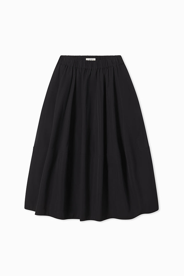 Full Skirt in Cotton Poplin