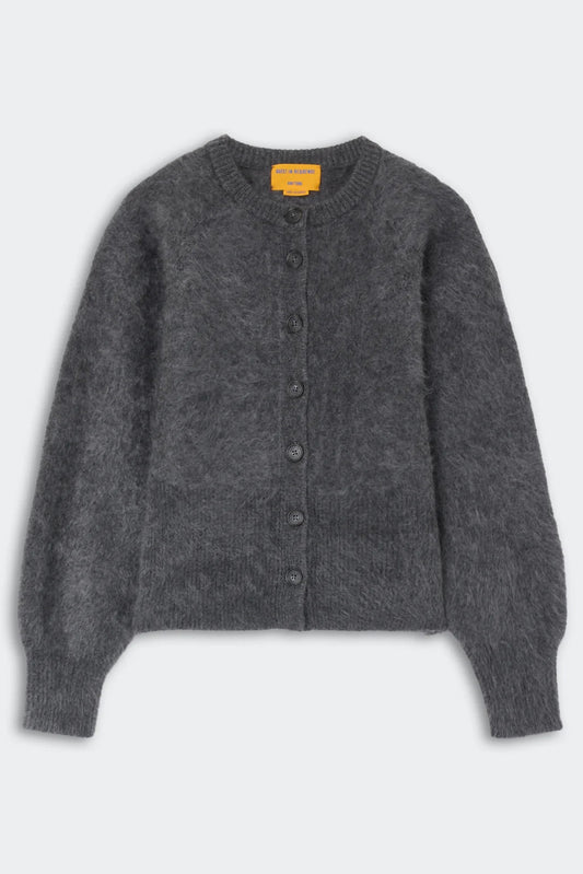 Grizzly Sculpted Cardigan, Charcoal