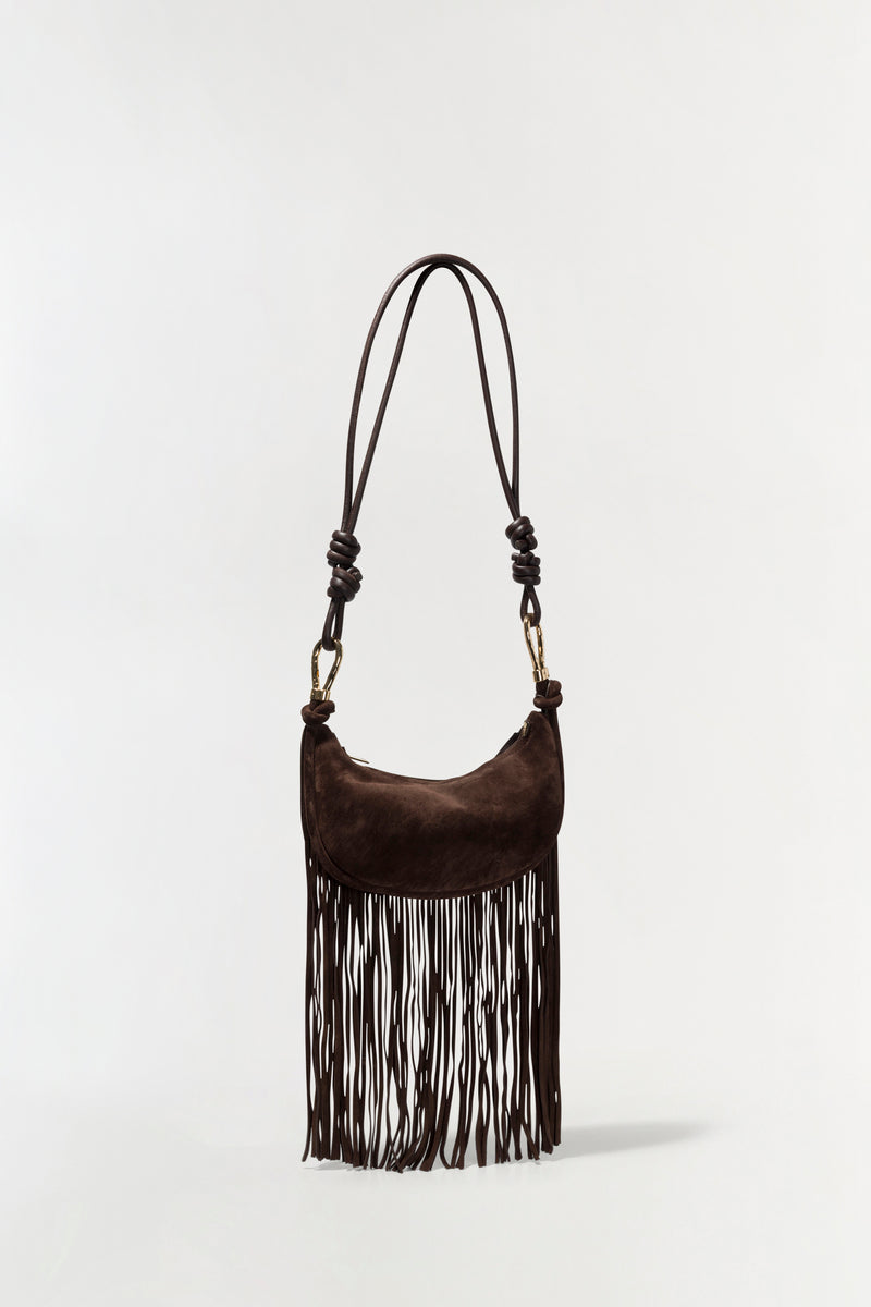Avery Fringe Suede Crossbody