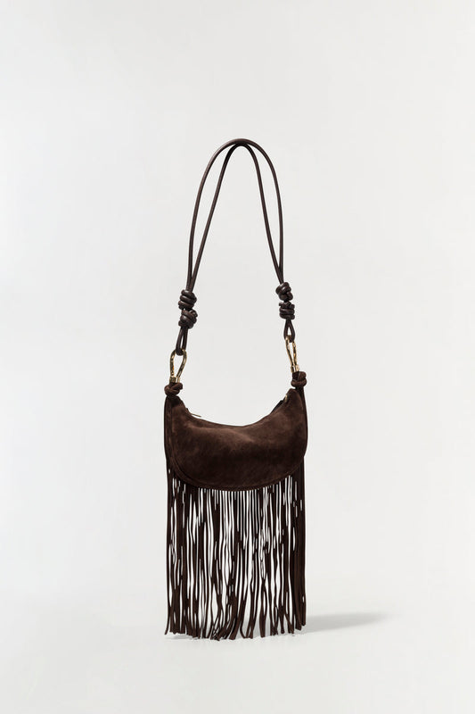 Avery Fringe Suede Crossbody