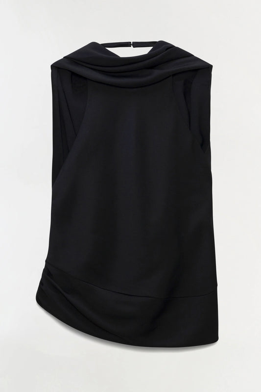 Samira Satin Cape Top