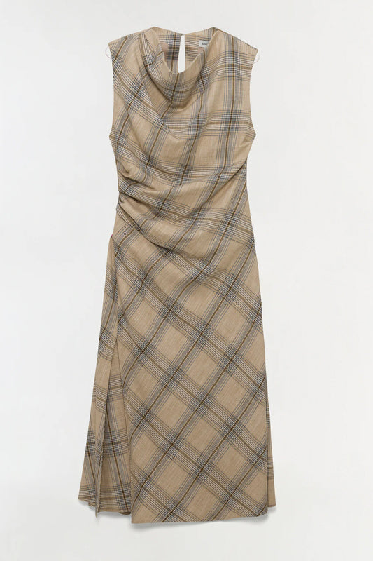 Burke Draped Midi Dress
