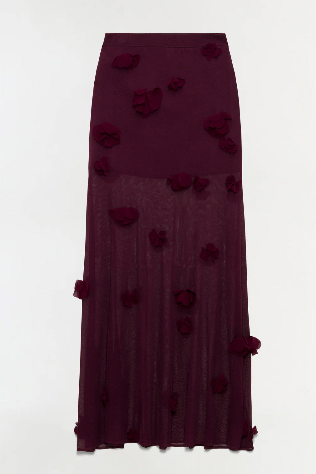 Cora Floral Applique Midi Skirt
