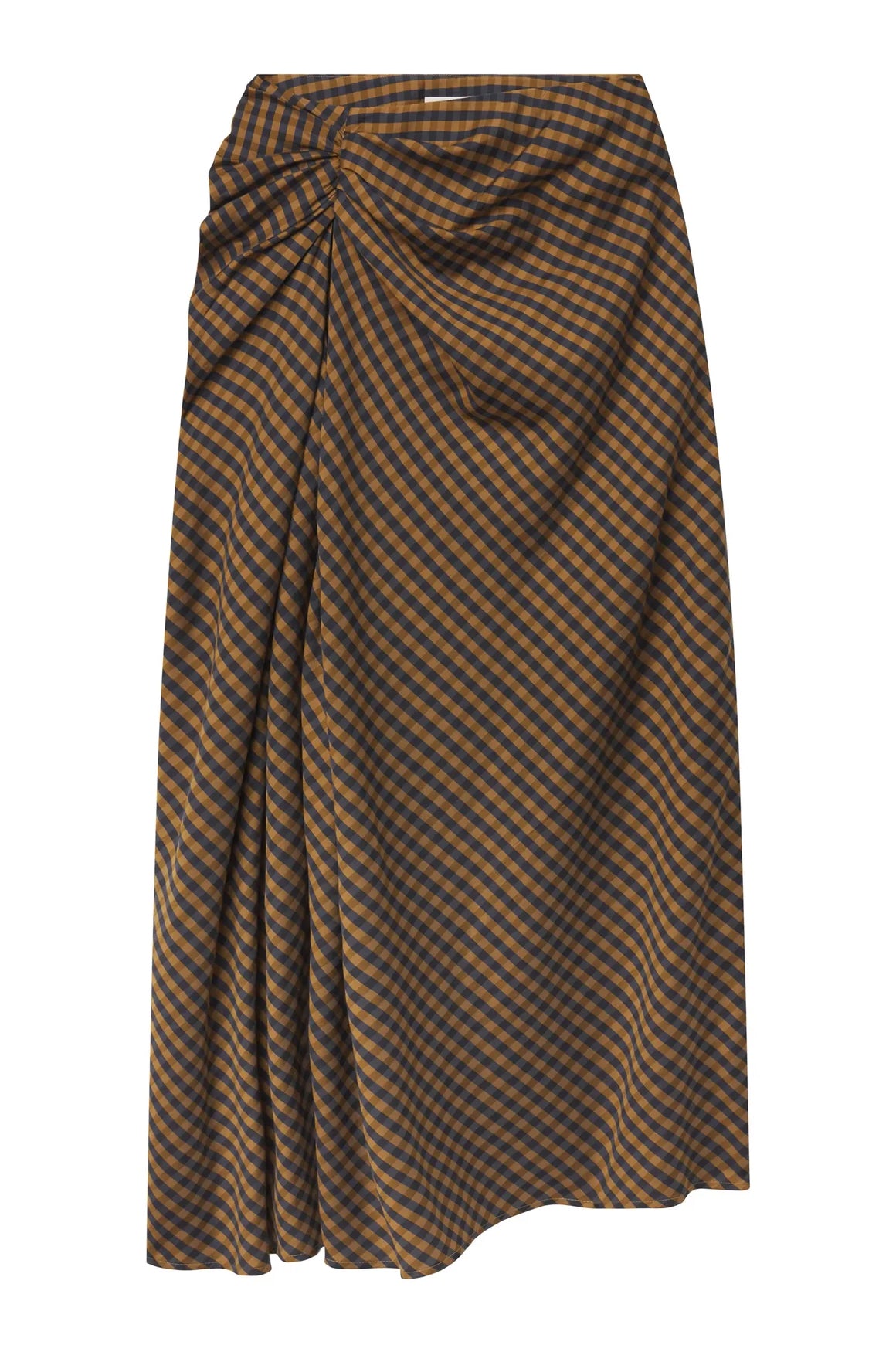 Jean Skirt, Pecan/Navy