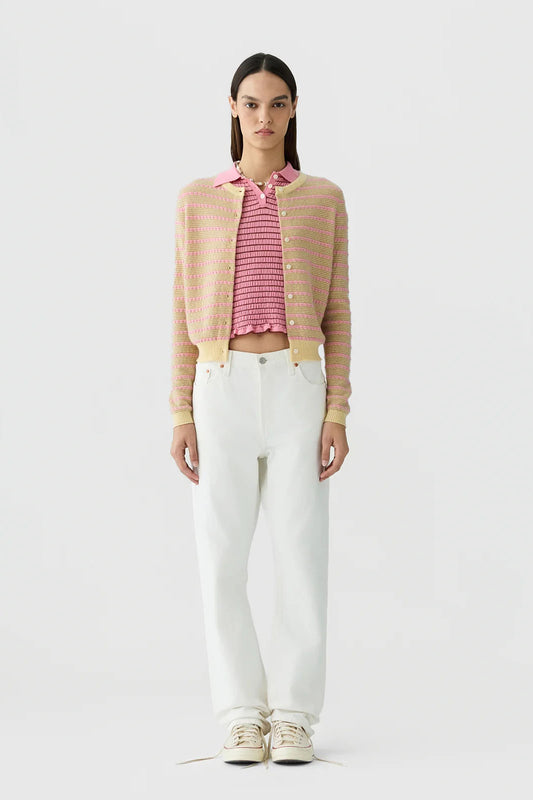 Pebble Stripe Jane Cardigan