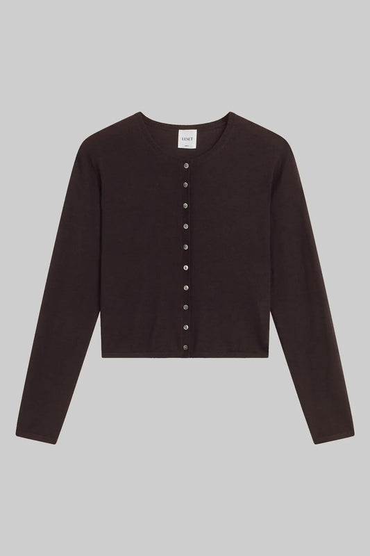 James Crew Cardigan, Chocolate