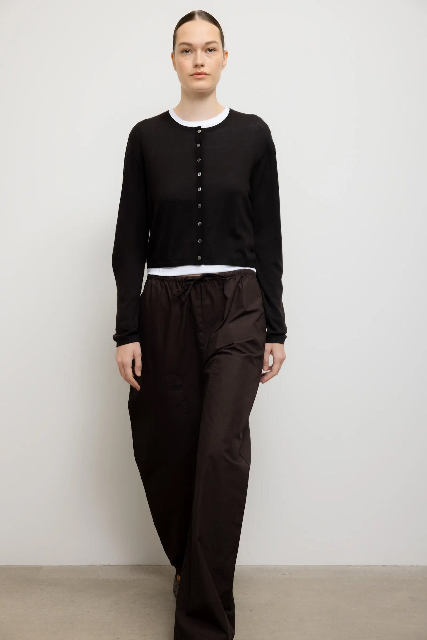 James Crew Cardigan, Chocolate