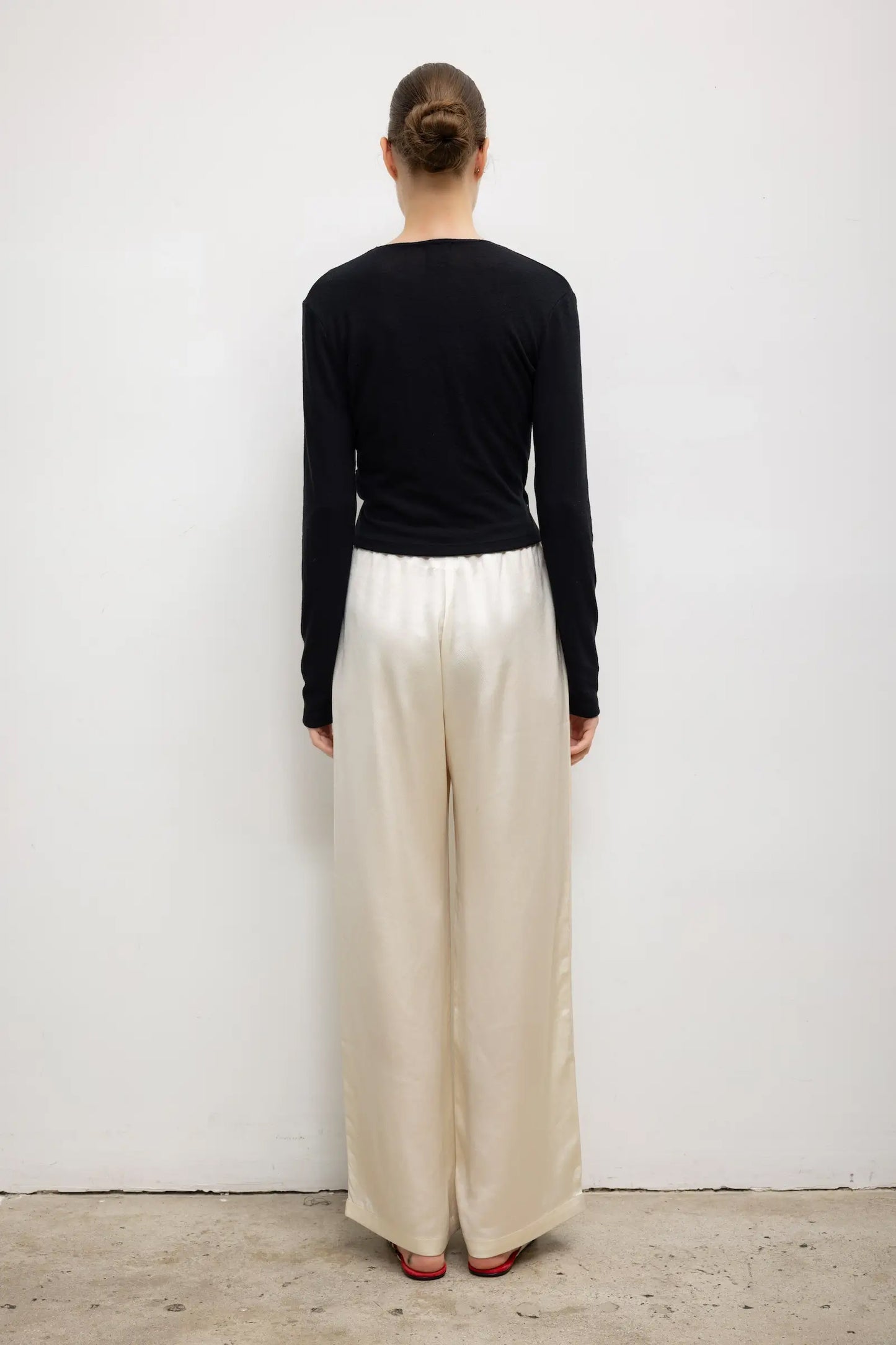 Lauren Crop Wrap Top