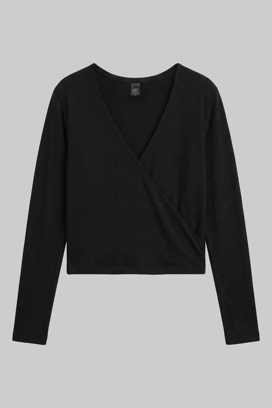 Lauren Crop Wrap Top