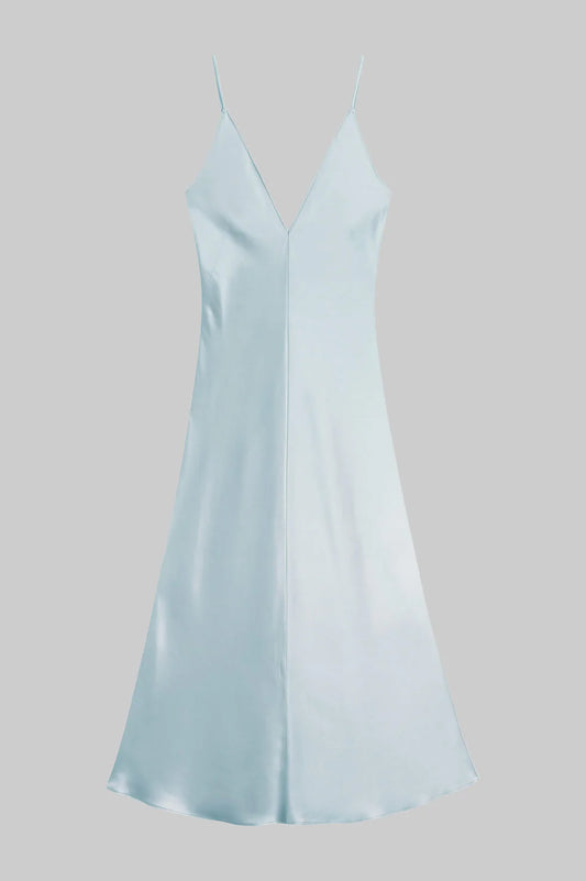 Barb Slip Dress, Powder