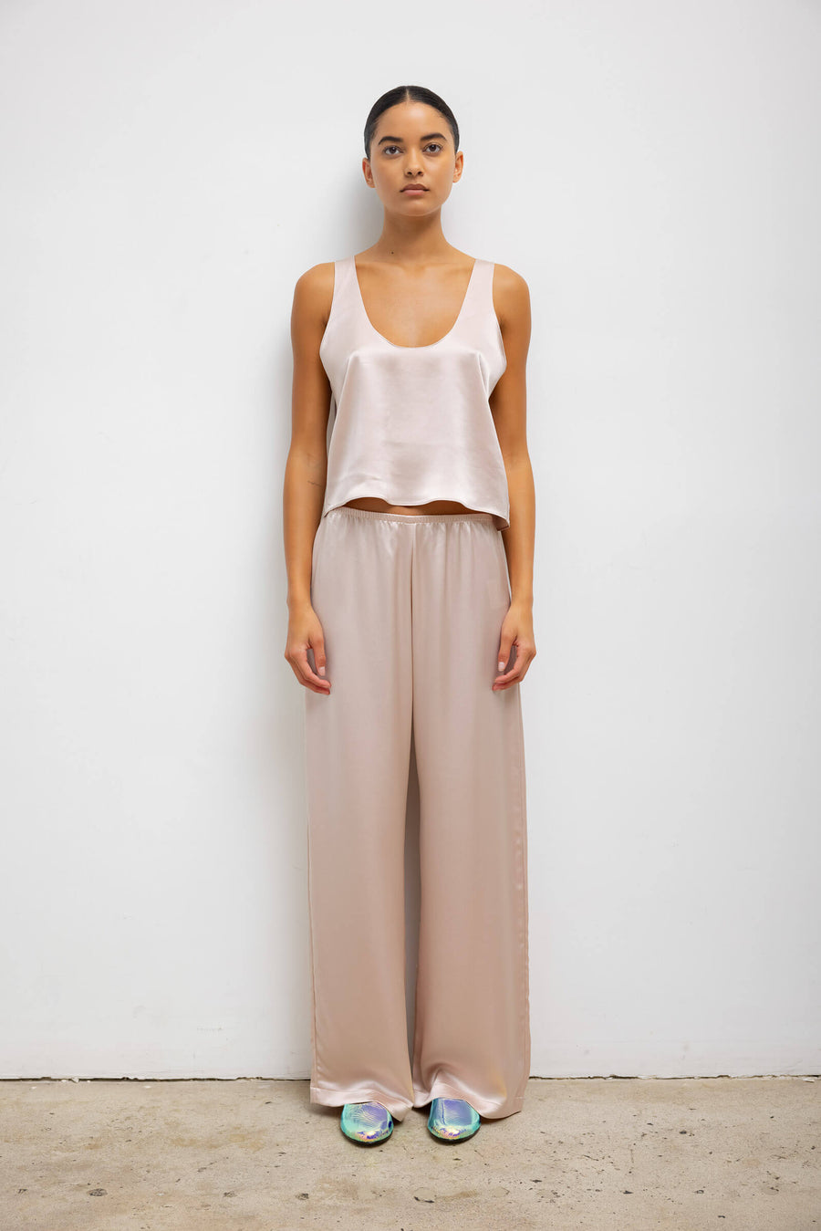 Barb Wide Leg Pant, Sakura