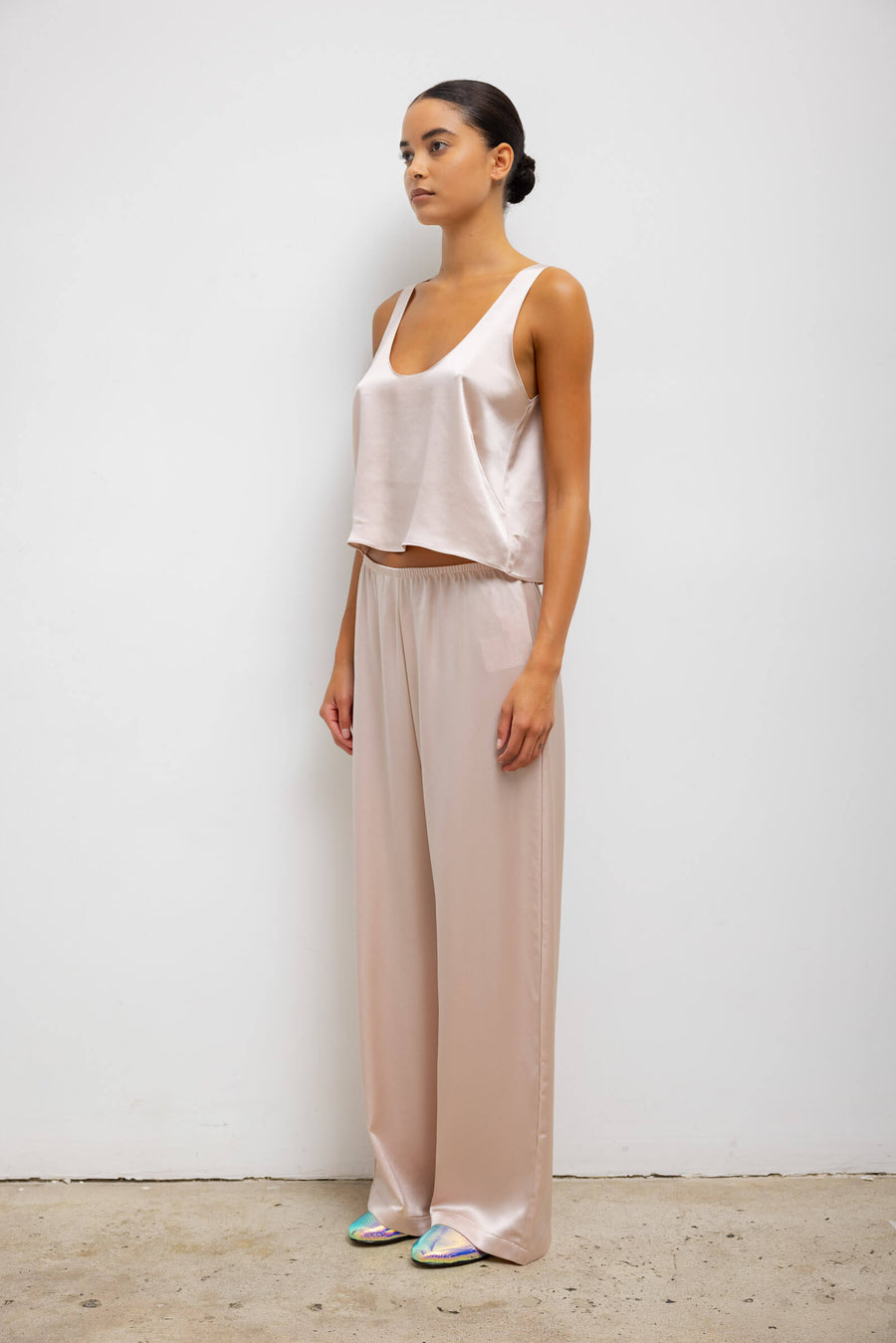 Barb Wide Leg Pant, Sakura