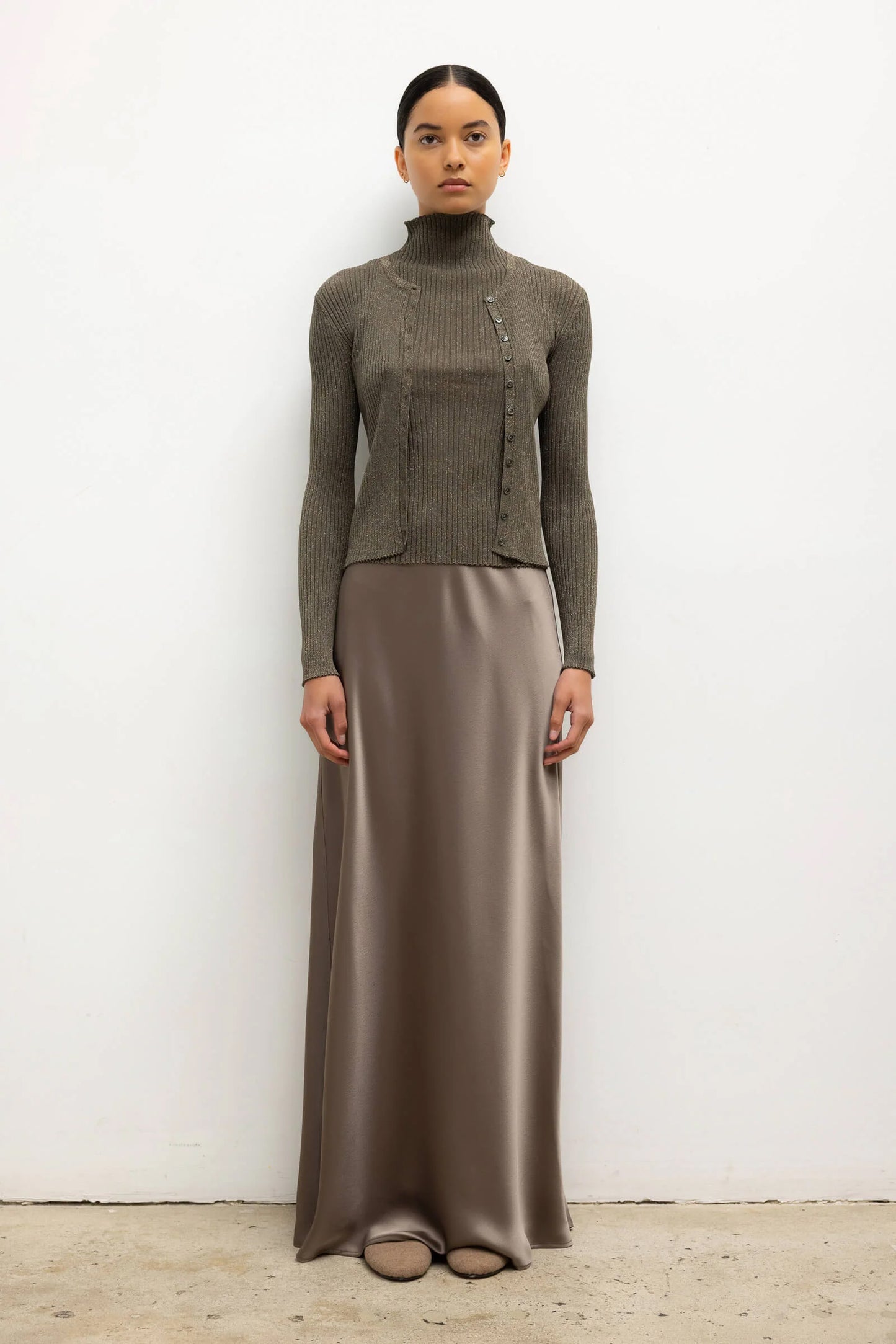 Blake Rib Crew Cardigan