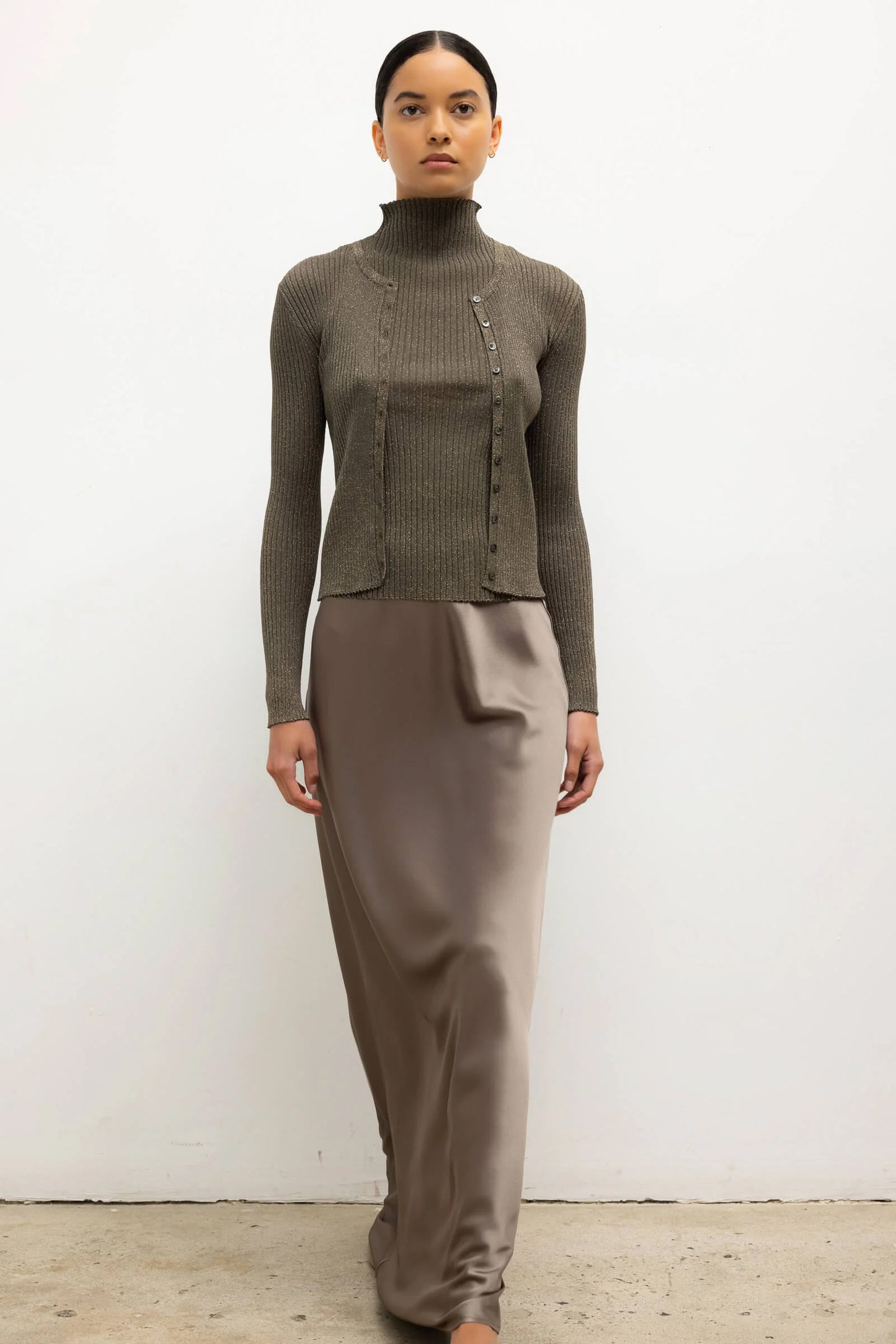 Blake Rib Crew Cardigan