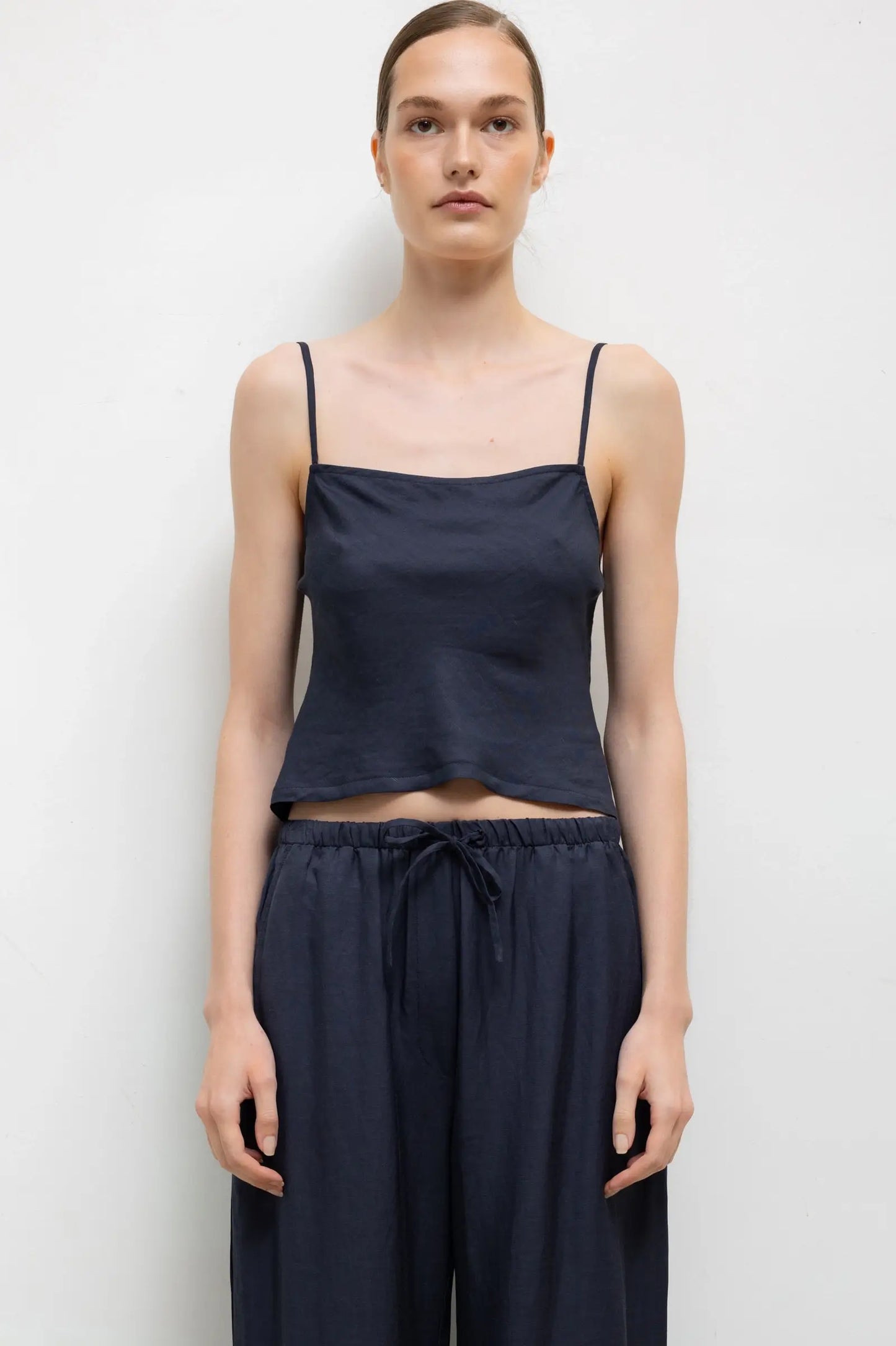 Daniel Square Neck Tank, Midnight