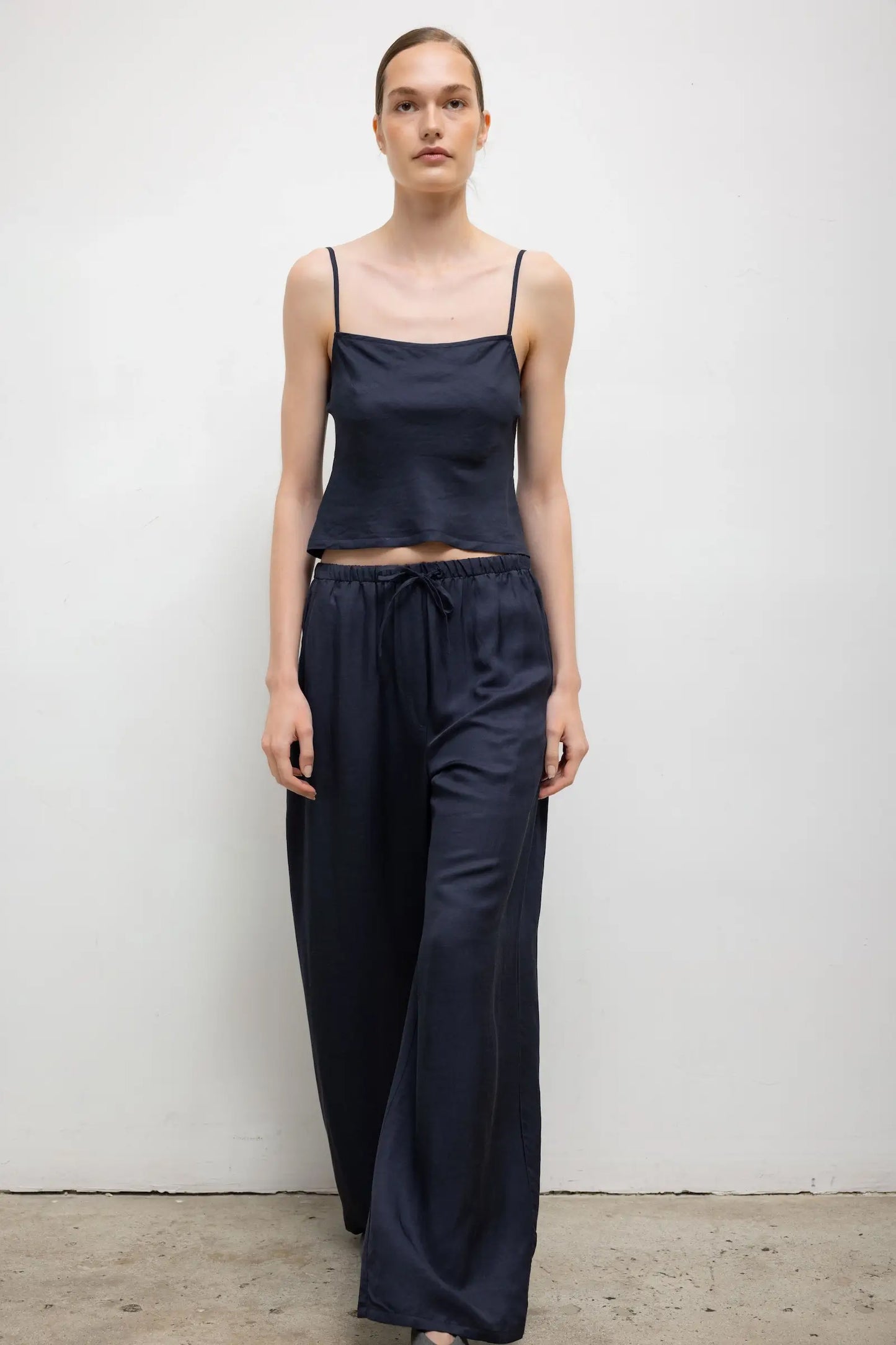 Daniel Square Neck Tank, Midnight