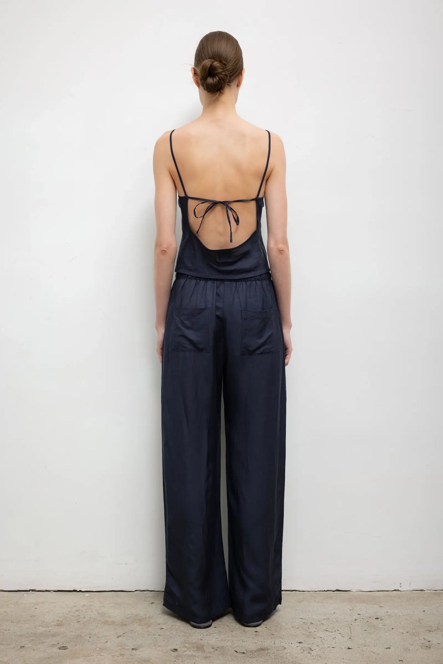 Daniel Square Neck Tank, Midnight