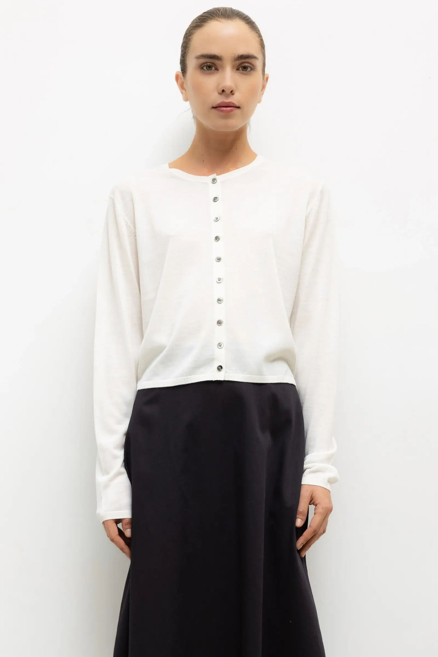 James Crew Cardigan, Parchment