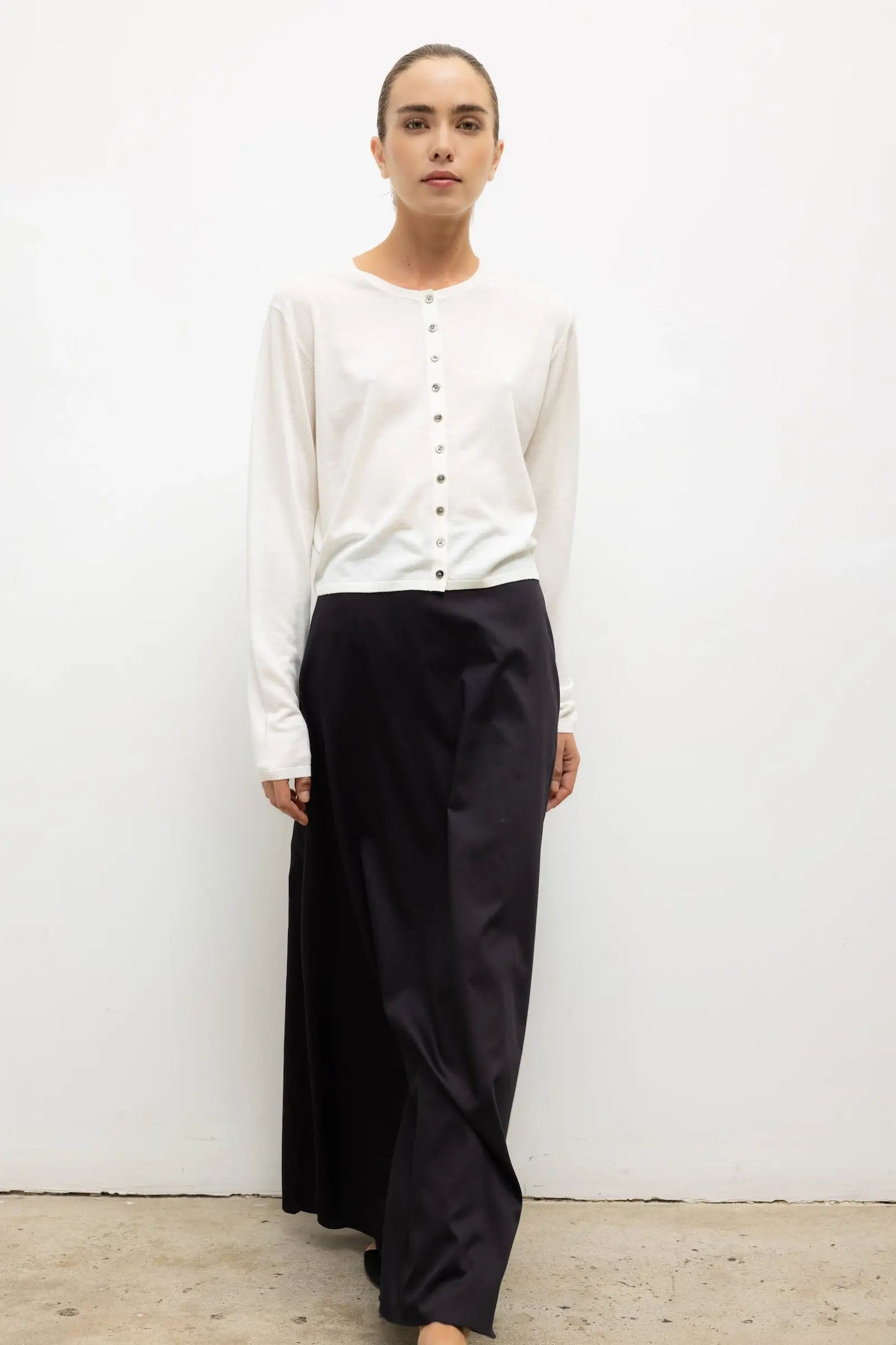 James Crew Cardigan, Parchment