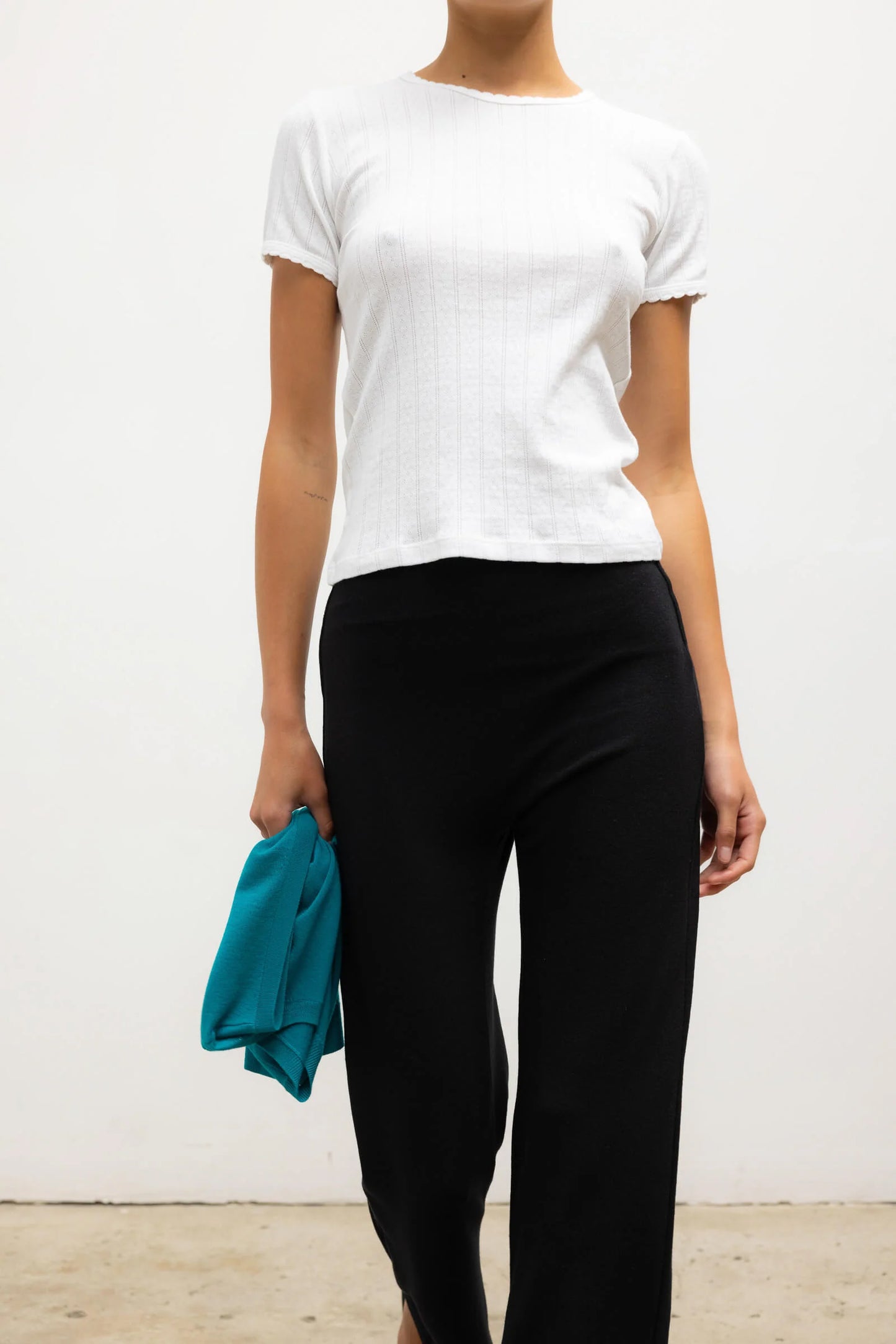 Lauren Crop Flare Pant, Black