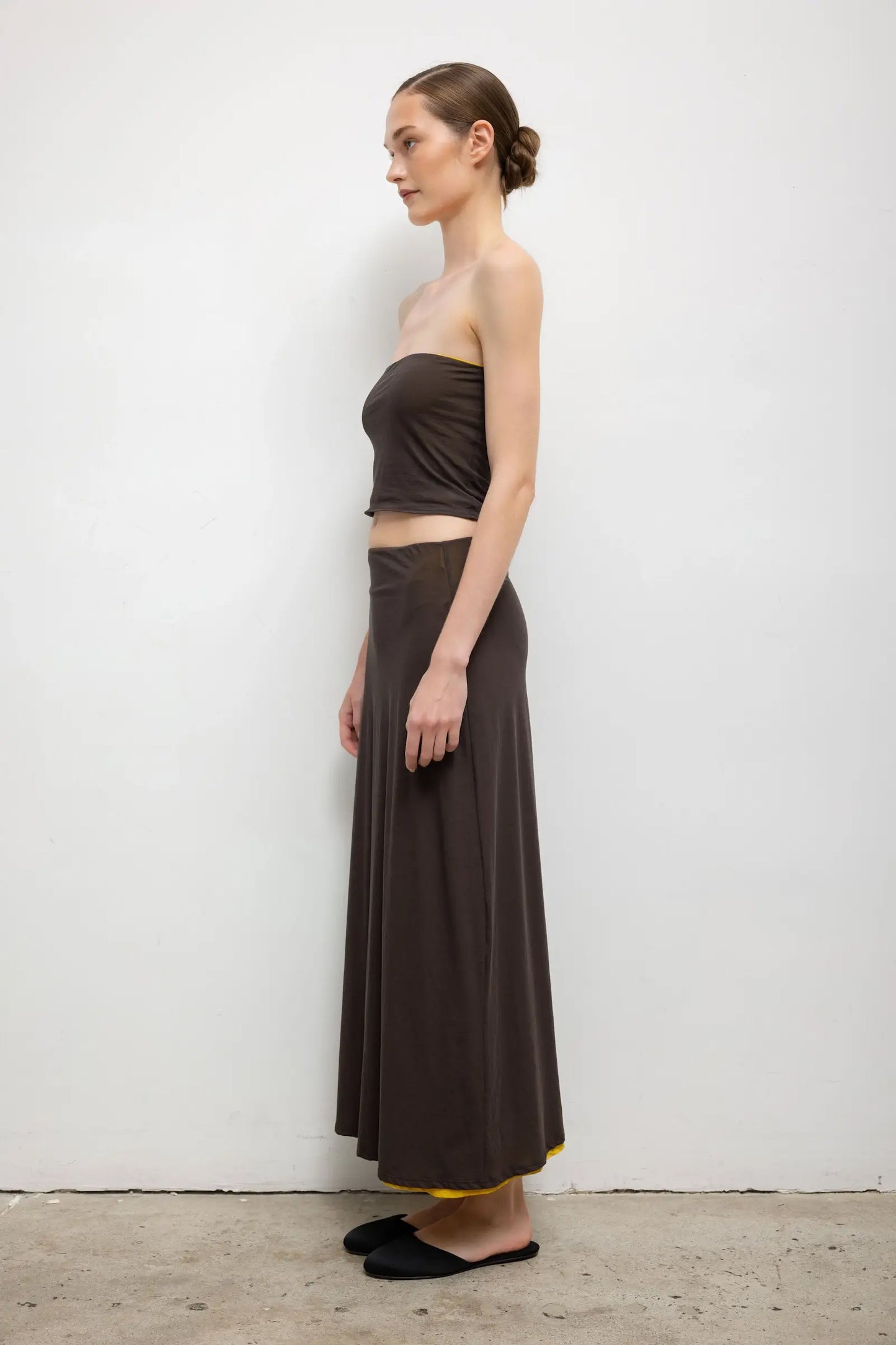 Milo Reversible Midi Skirt