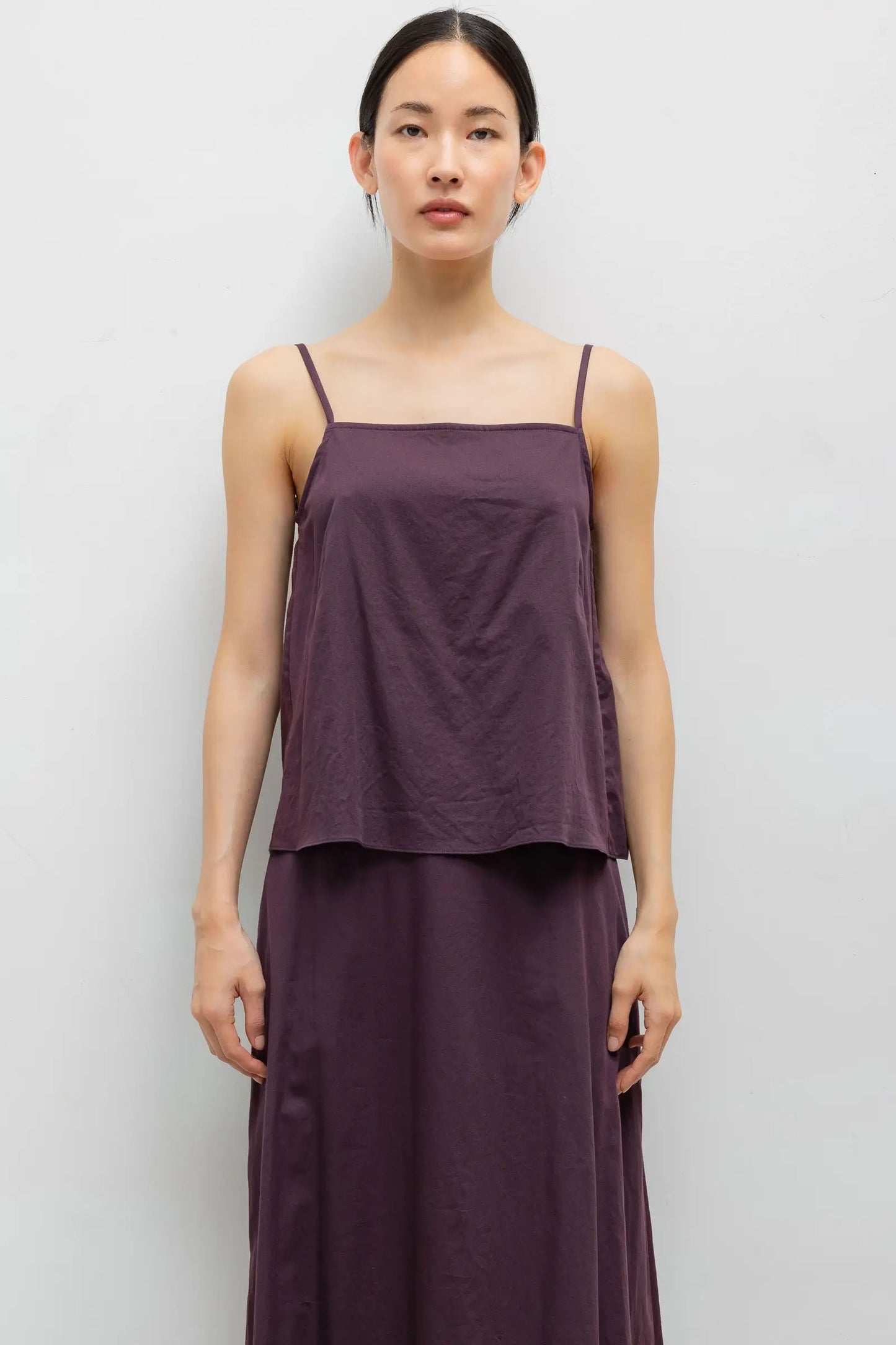 Yoko Tie Back Top, Malbec
