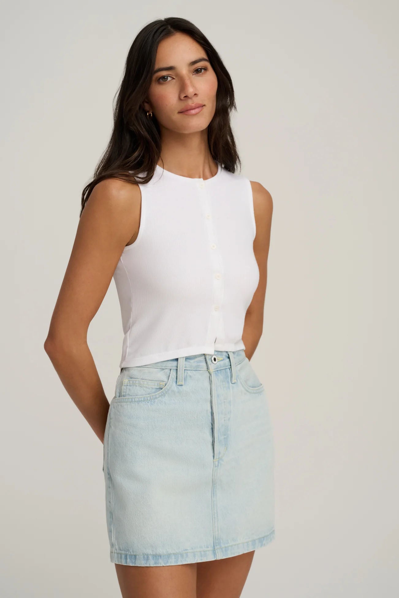 The Dalia Top, White