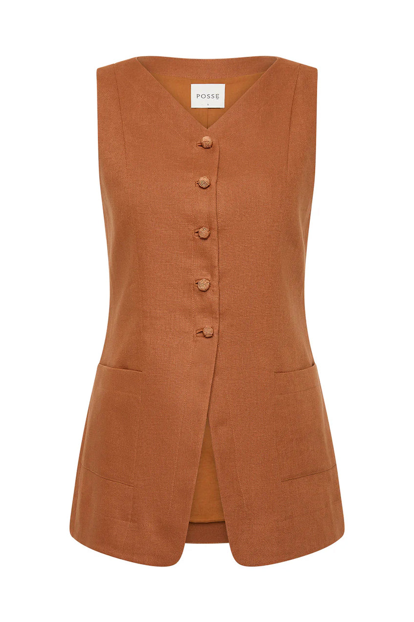 Lorenzo High Neck Vest
