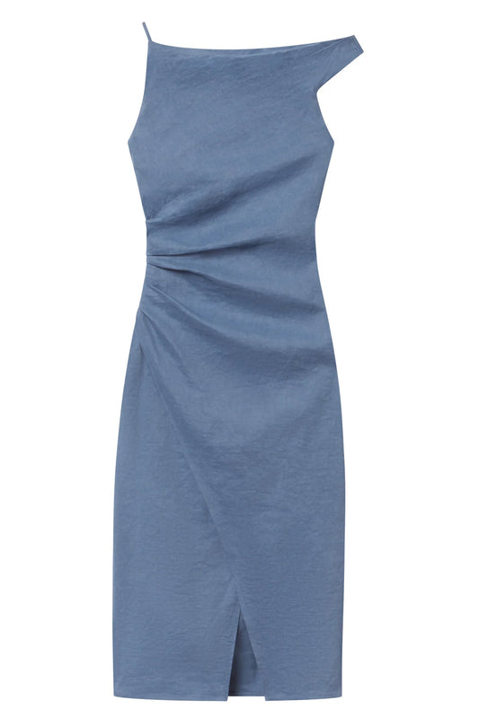 Lyra Linen Midi Dress