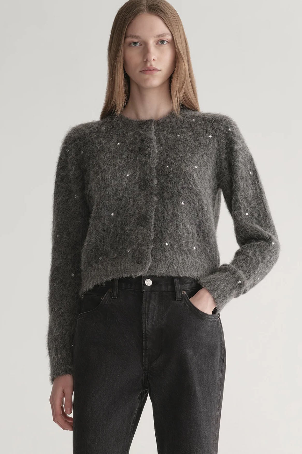 Lainie Cardigan, Charcoal