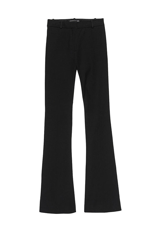 Le High Flare Split Trouser, Noir