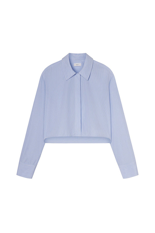 Maude Cropped Cotton Shirt