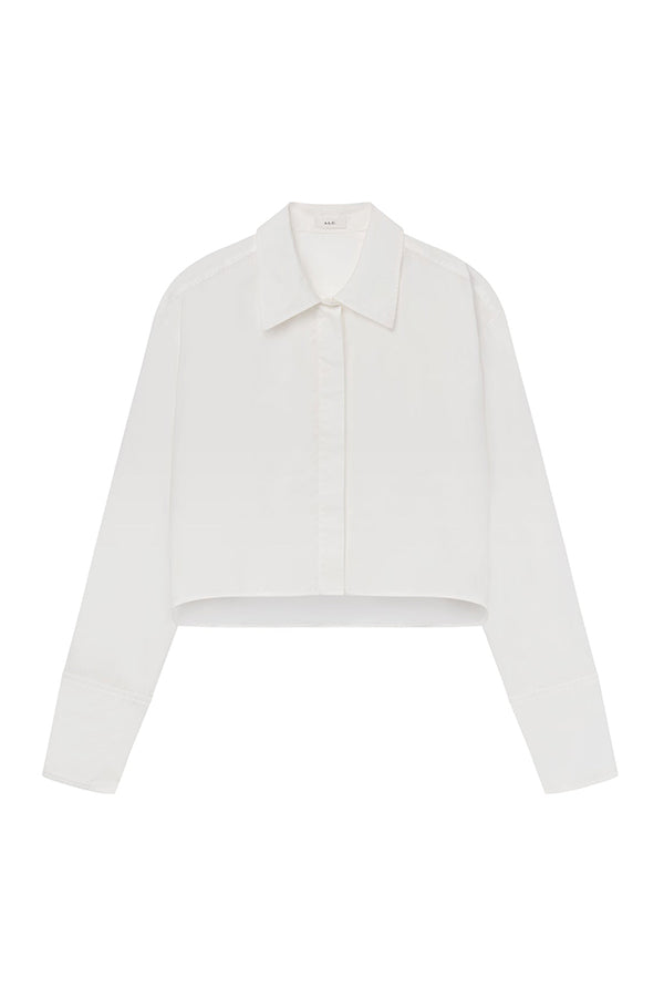 Maude Cropped Cotton Shirt