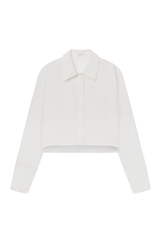 Maude Cropped Cotton Shirt